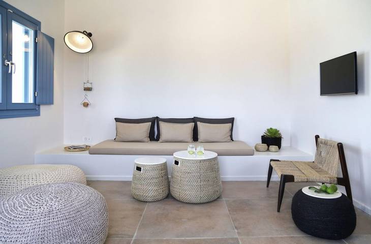 Chalet para 5 personas con jardín in Santorini