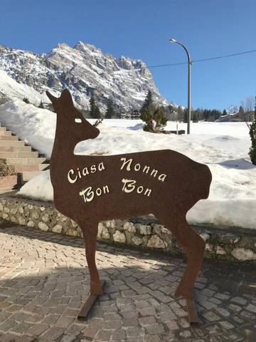 Maison d’hôte pour 2 personnes, avec terrasse et vue à Cortina d'Ampezzo