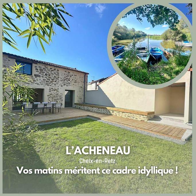 Gîte pour 6 personnes, avec terrasse et vue à Cheix-en-Retz