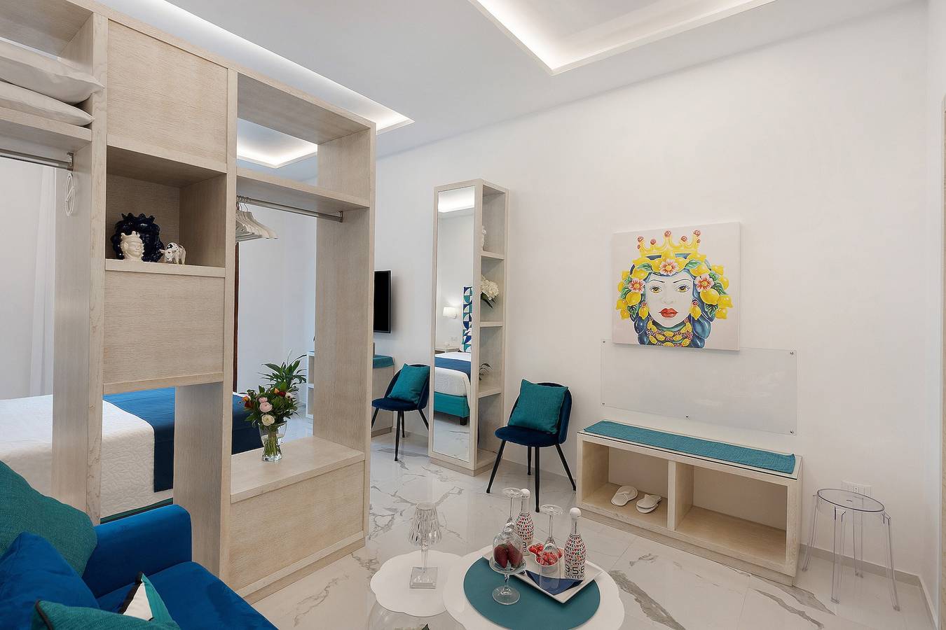 Bed and Breakfast 'Sorrento Lux Suite' con Balcone, Wi-Fi e Aria Condizionata in Sorrento, Sorrento Coast