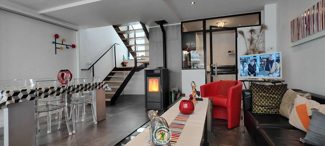 Gîte pour 5 personnes, avec Terrasse et Jardin