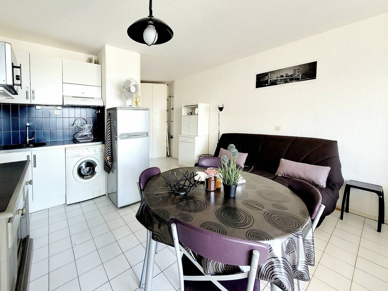 Entire studio, Canet-en-Roussillon - Studio alcove 4 pers - Terrace - Private Parking in Canet-en-Roussillon, Côte d'Améthyste