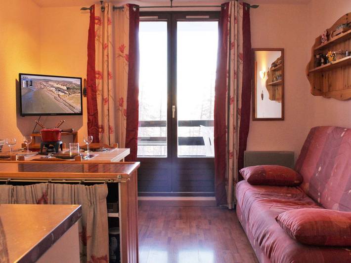 Appartement de vacances pour 4 personnes, avec balcon à Risoul