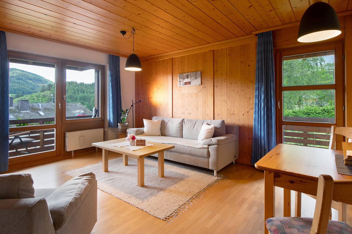 Ganze Wohnung, Ferienwohnung Birke" mit Bergblick, Balkon und Wlan in Suedlicher Schwarzwald, Bernau im Schwarzwald