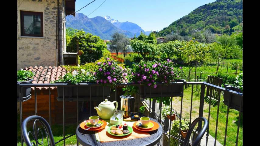 Vakantiewoning voor 4 personen, met Balkon en Tuin in Bellagio