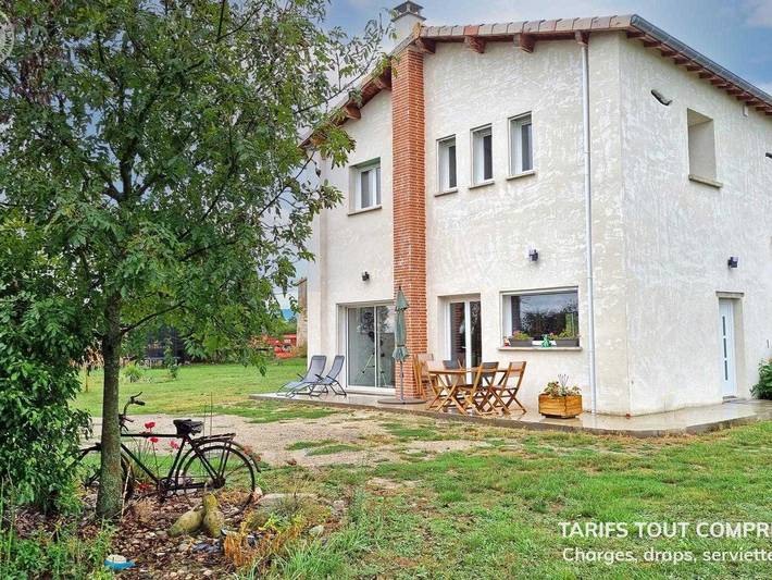 Gîte pour 5 personnes, avec jardin