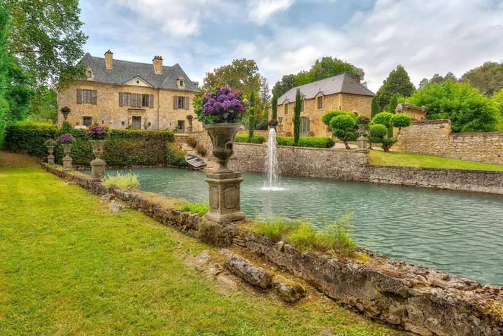 Maison de vacances pour 6 personnes, avec Terrasse et Jardin ainsi que Piscine et Vue à Cénac-et-Saint-Julien