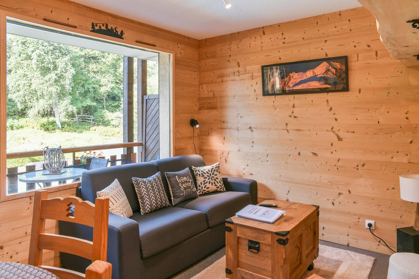 Appartamento intero, Appartamento 'L'ourson' con vista sulle montagne, piscina in comune e Wi-Fi in La Féclaz, Les Déserts