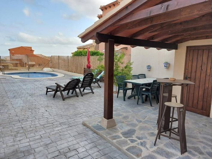 Casa rural para 7 personas, con Balcón y Terraza además de Jardín y Piscina en Valle de Ricote - 4