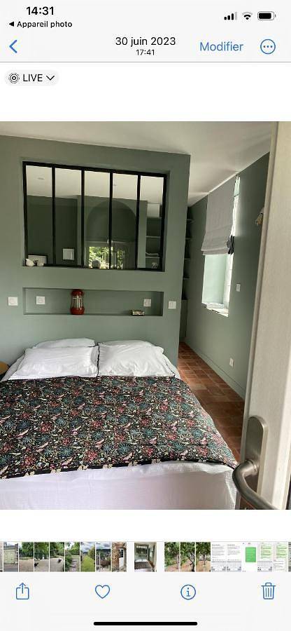Chambre d’hôte pour 2 personnes, avec Terrasse ainsi que Jardin et Vue