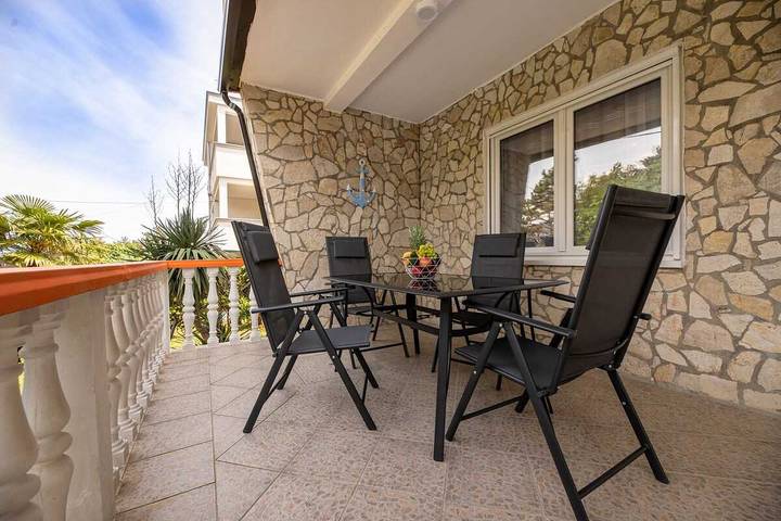 Ganze Wohnung, Ferienwohnung Vugrin Oleander A4 in Silo (Krk), Krk