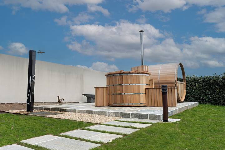 Maison de vacances pour 6 personnes, avec jardin ainsi que sauna et jacuzzi, animaux acceptés à Saint-Pabu
