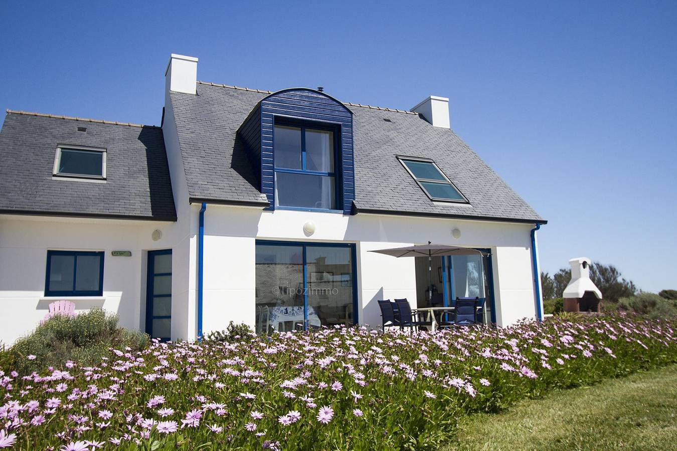 Tipoz'Immo – Les Galets, vue mer, entièrement équipée in Plozévet, Côte de Cornouaille