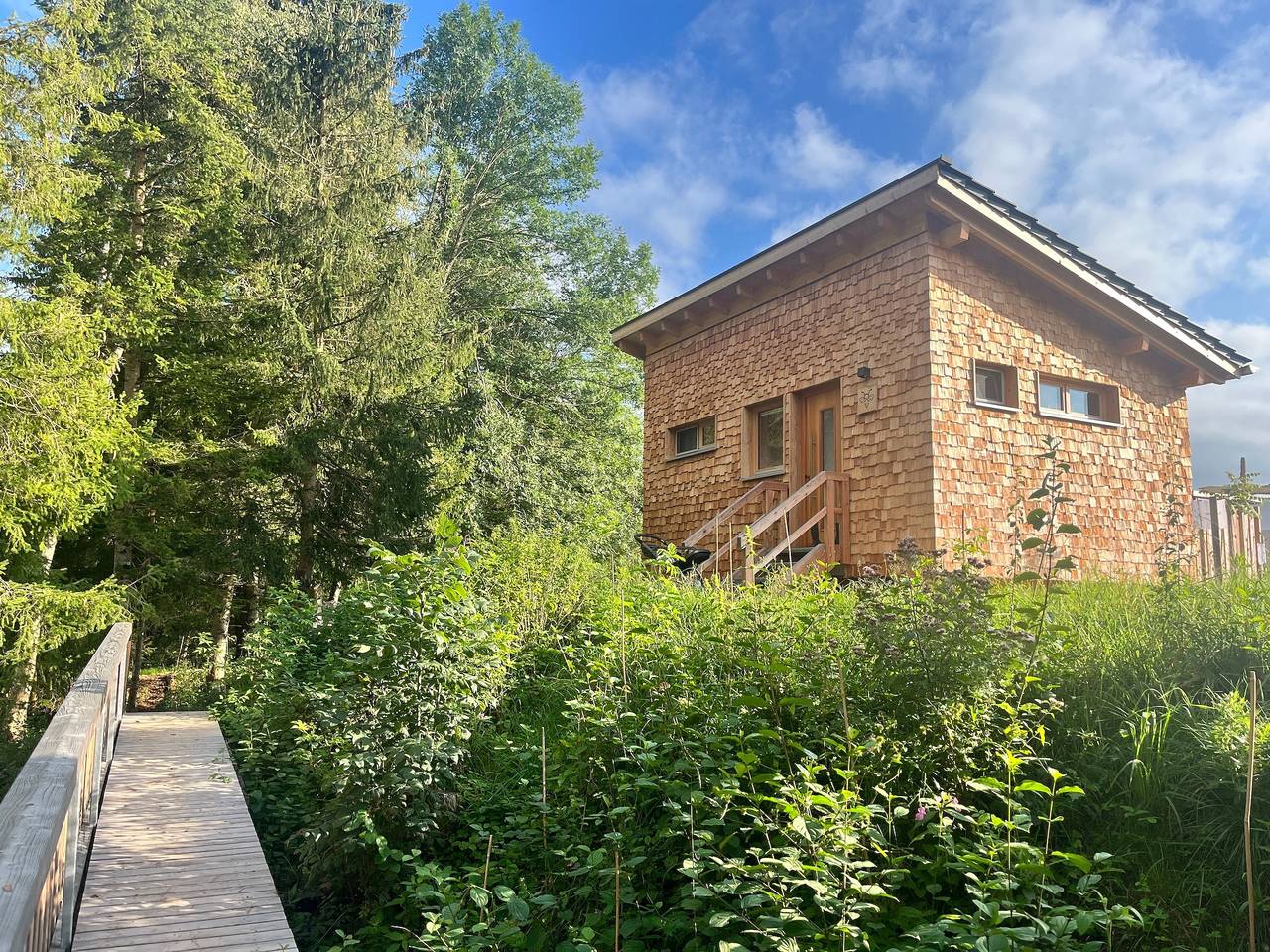 Wald ist Zukunft [Baumhaus Biene] in Bernbeuren, Romantische Straße