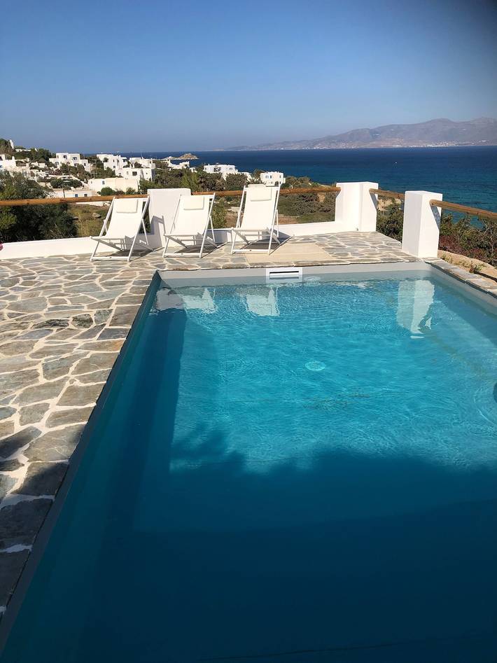 Villa für 11 Personen, mit Meerblick und Garten sowie Ausblick auf Naxos - 4