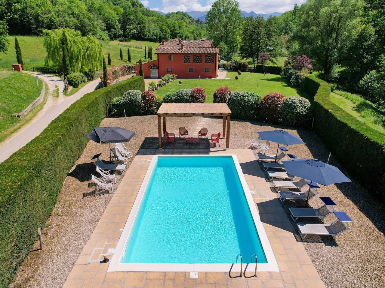 Ferienvilla 'Casa Rossa' mit privatem Pool in Reggello, Valdarno