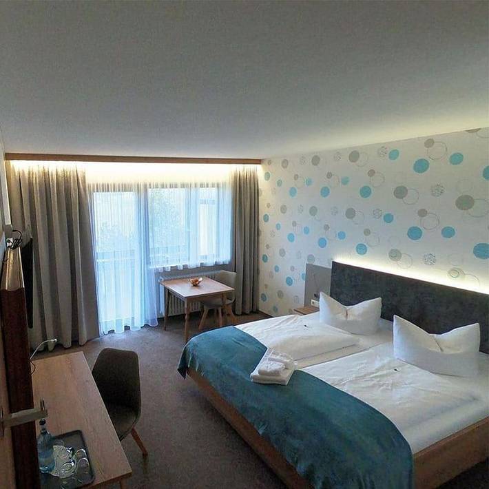 Hotel für 2 Personen, mit Balkon und Terrasse sowie Garten und Sauna in Scheidegg