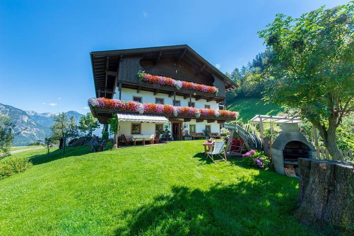 Bauernhof für 2 Personen, mit Balkon und Terrasse sowie Garten