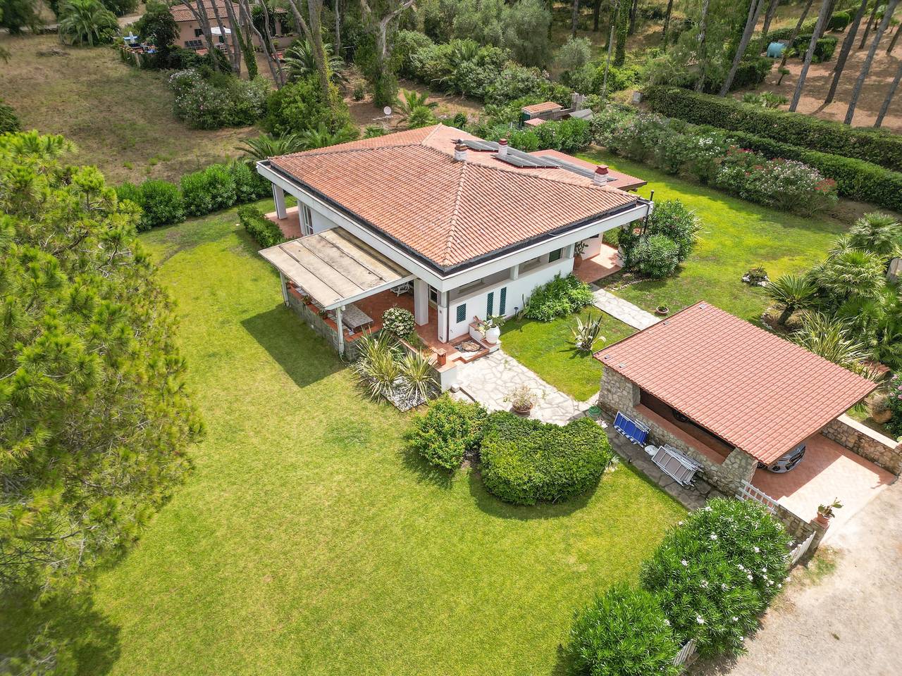 Villa im Grünen mit spektakulärem Blick auf den Golf von Portoferraio in Portoferraio, Toskanischer Archipel