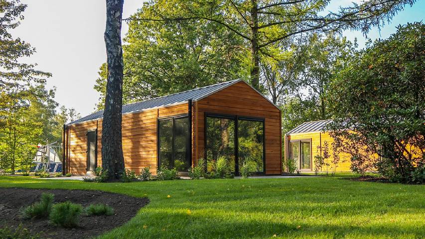 Blokhut voor 2 personen, met tuin in Arnhem