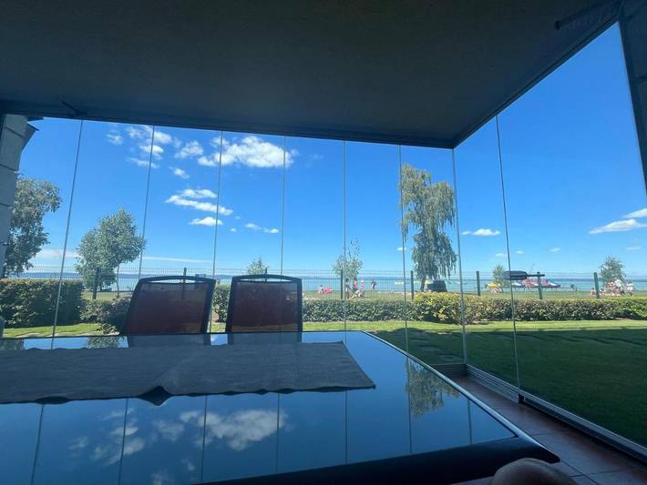 Ferienwohnung für 5 Personen, mit Garten und Ausblick sowie Seeblick in Siofok