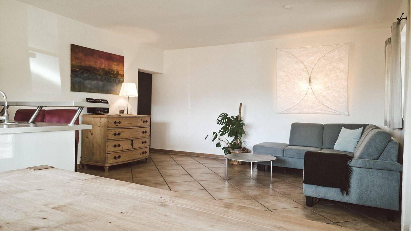 Ganze Wohnung, Luna Mia 2, große Ferienwohnung mit zwei Schlafzimmern, zwei Bädern und Garten in Neuschwanstein, Schwangau