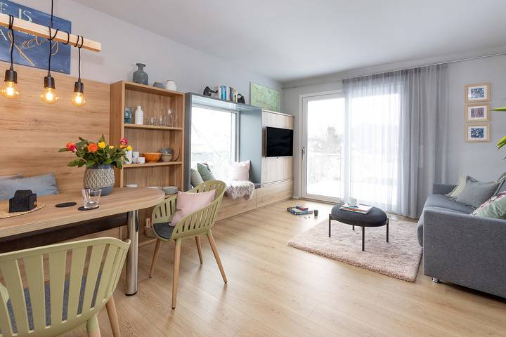 Ganze Ferienwohnung, Alb space - alb space 2, Ferienwohnung 40qm, 1 Schlafzimmer, max. 2 Personen in Sonnenbühl, Albsteig Etappe 11