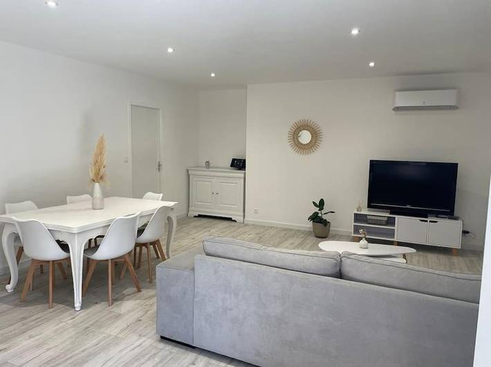 Appartement de vacances pour 6 personnes, avec jardin et terrasse