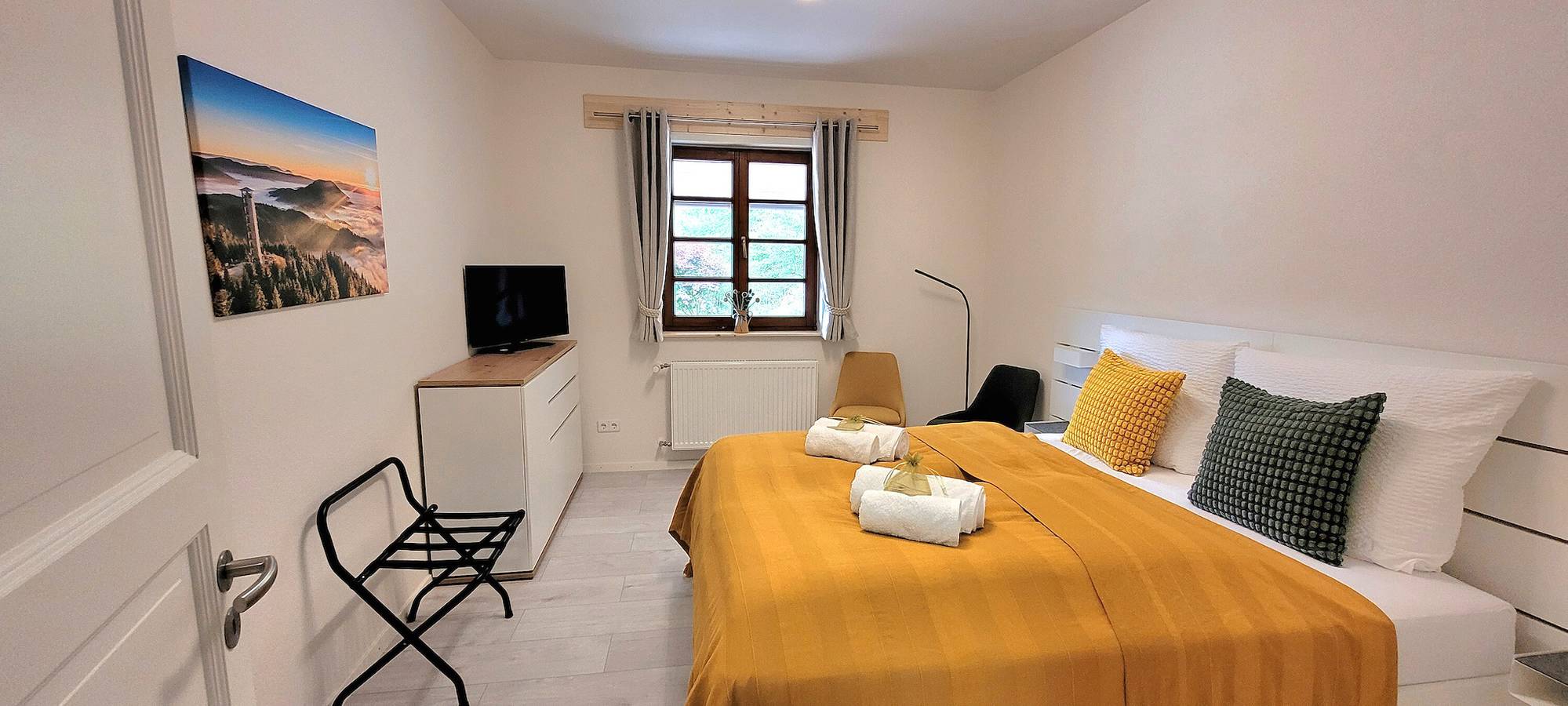 Ganze Wohnung, Ferienwohnung 'Höflehube' mit Bergblick, Balkon und Wi-Fi in Oppenau, Mittlerer Schwarzwald