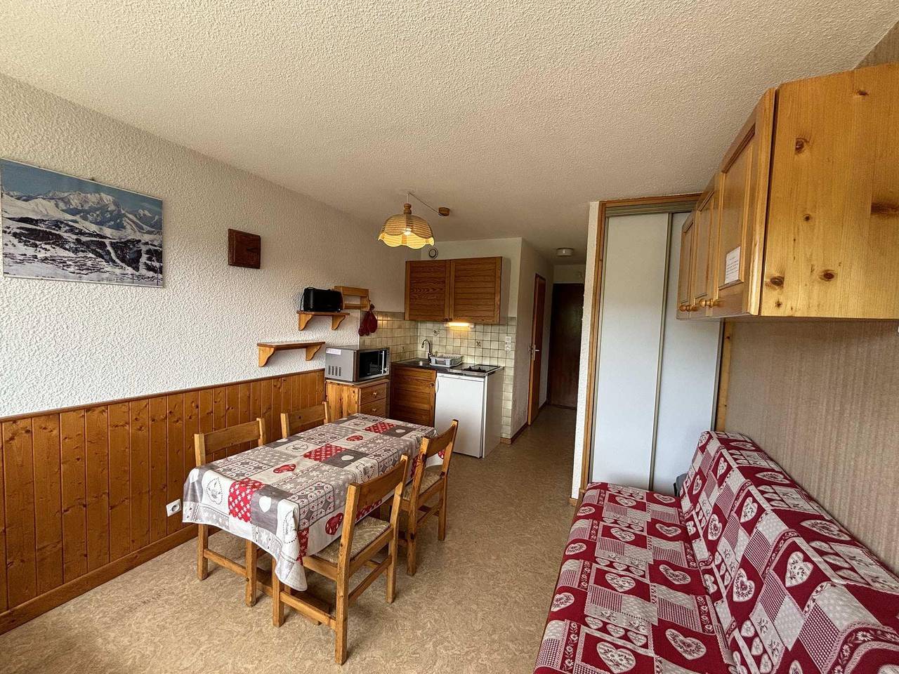 Ganzes Studio, Résidence le Village 2 - Studio für 2 Personen (247) in Les Saisies, Albertville und Umgebung