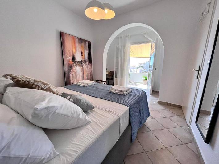 Appartement de vacances pour 4 personnes, avec Balcon ainsi que Terrasse et Vue