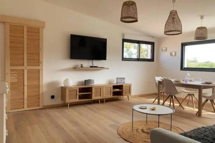 Appartement de vacances pour 5 personnes, avec vue et jardin