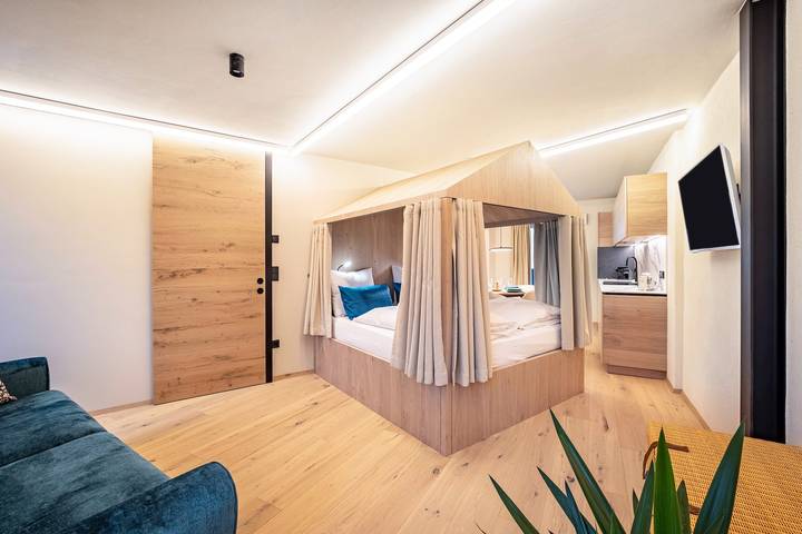Studio für 4 Personen, mit Balkon in Bruneck