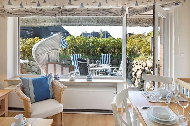 Ferienwohnung für 4 Personen, mit Ausblick und Balkon/Terrasse sowie Sauna und Terrasse, mit Haustier in List (Sylt) - 3