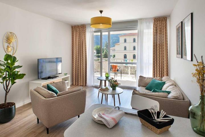 Appart’hôtel pour 2 personnes, avec jardin, animaux acceptés