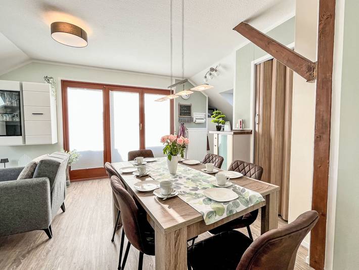 Ferienwohnung für 6 Personen, mit Balkon und Terrasse sowie Garten und Ausblick in Löffingen - 3
