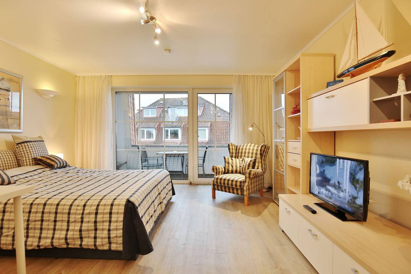 Geheel appartement, Vakantieappartement voor 2 personen met balkon in Timmendorfer Strand, Kreis Ostholstein