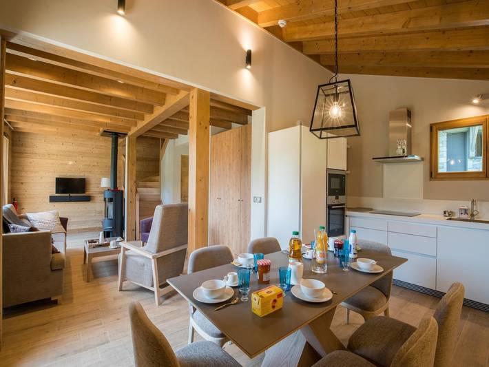 Chalet pour 6 personnes, avec terrasse à Praz-sur-Arly - 2