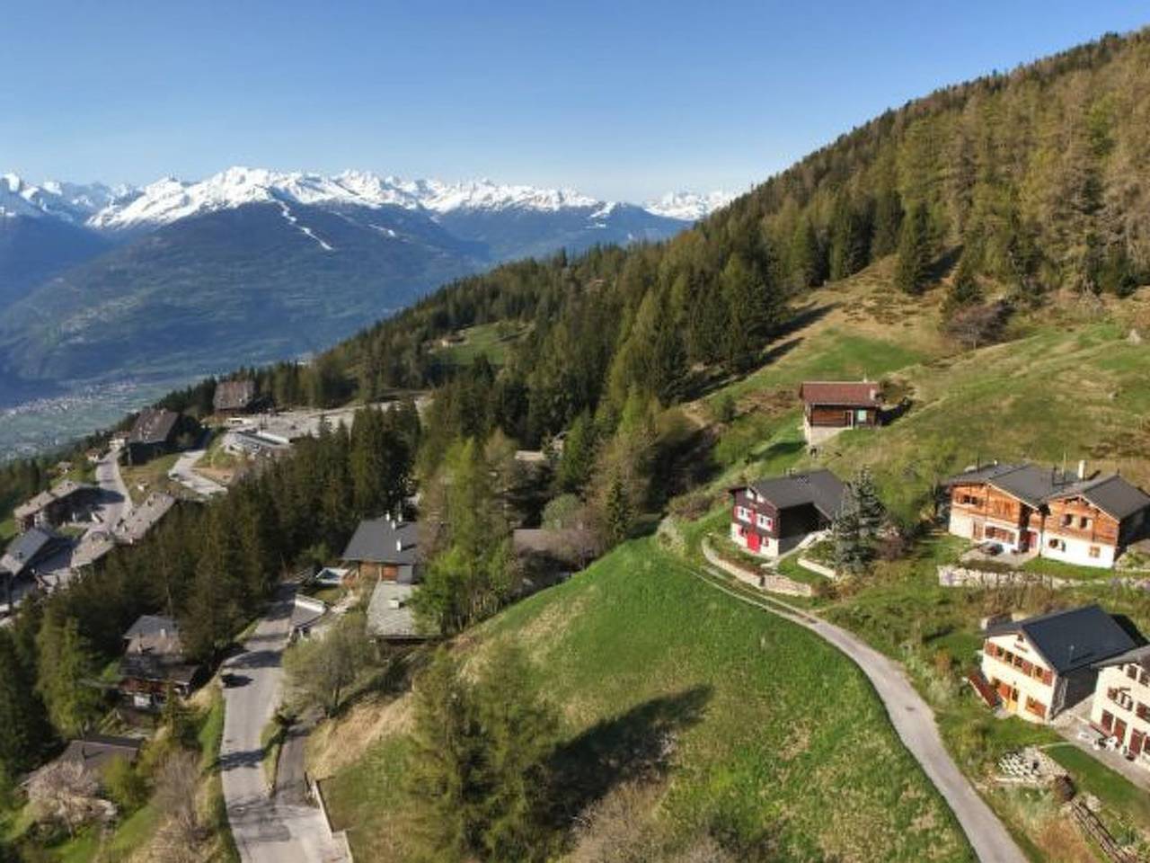 Ferienhaus für 5 Personen mit Terrasse in Anzère, Ayent