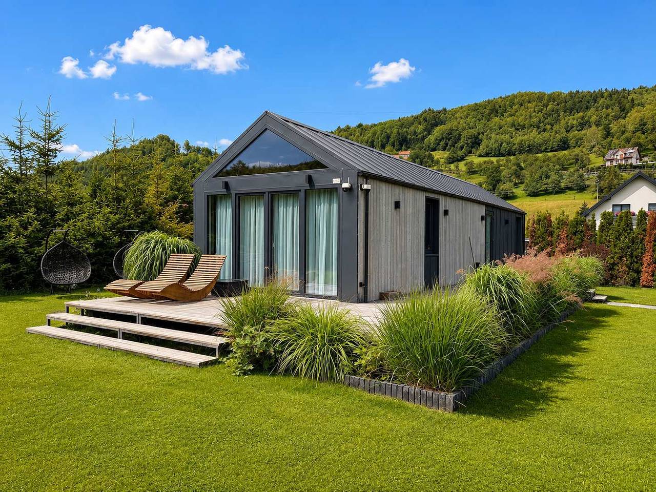 Zacisze Beskidu - House with Sauna, Hot Tub & Pool in Karpaty (Polska)