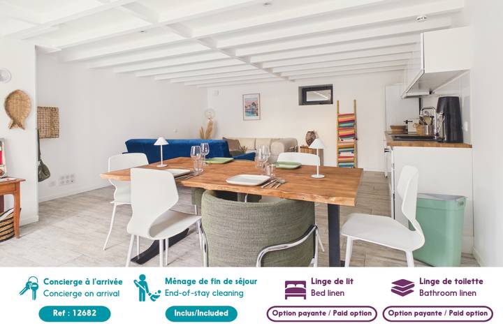 Apartamento entero, 350m du Port - Appartement pour 4 avec terrasse in Le Pouliguen, Côte de Jade