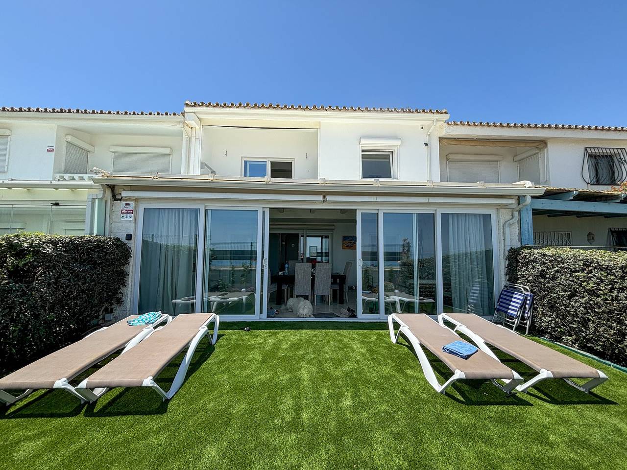 Ferienhaus "Beach House El Saladillo" mit Meerblick, privatem Tennisplatz und Wlan in Saladillo Benamara, Estepona