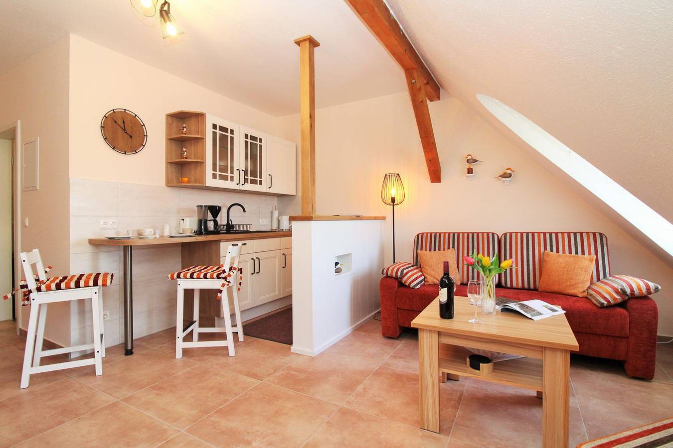 Ganze Wohnung, Res. Wischuer We 36: moderne und freundliche 2-Zimmer-Fewo in Wischuer, Biendorf