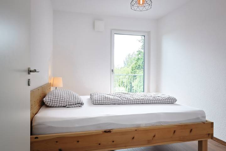 Appartement entier, Appartement Bodensee 2 – Logement lumineux au 2ᵉ étage avec balcon et vue magnifique in Meßkirch, Region Bodensee-Oberschwaben