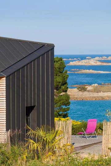 Gîte pour 5 personnes, avec vue et jardin dans Plage de Trestel