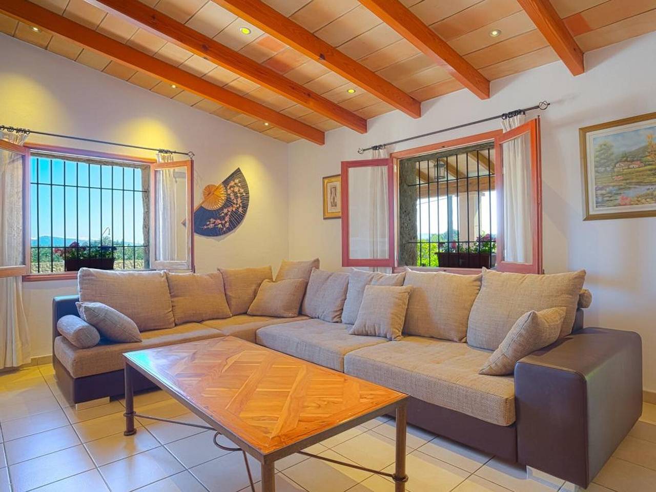 Ferienvilla Cifre Alcudia mit Bergblick, Wlan, Klimaanlage, Pool, Garten & Terrasse; Parkplatz in Alcúdia, Mallorca Norden