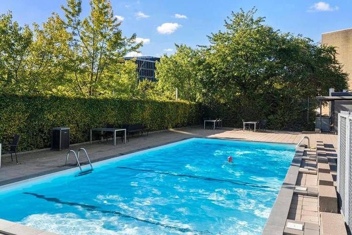 Ferienwohnung für 2 Personen, mit Sauna und Ausblick sowie Pool und Terrasse, mit Haustier in Frederiksberg