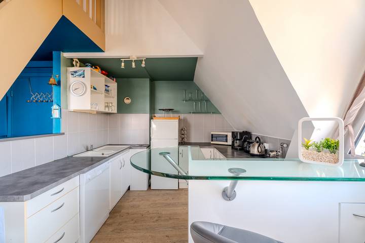 Appartement entier, Appartement "Casa Del Mar" 50m de la plage, vue sur la mer 180° in Dinard, Région de Saint-Malo