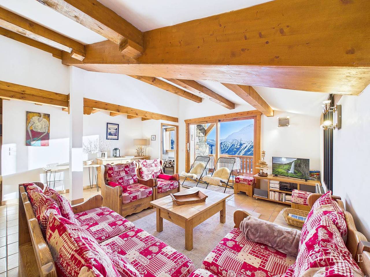 Ganze Ferienwohnung, 5 Rooms Duplex 8 pers. La Rosiere  in La Rosière, Montvalezan