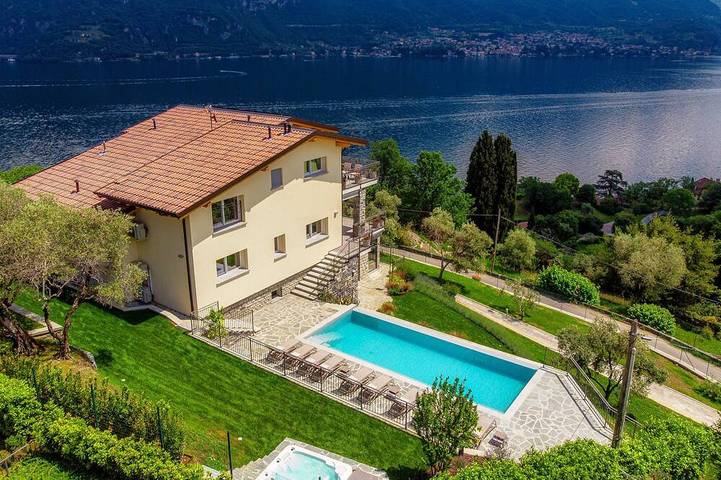 Villa mit pool für 10 Personen, mit Balkon und Whirlpool sowie Garten in Bellagio